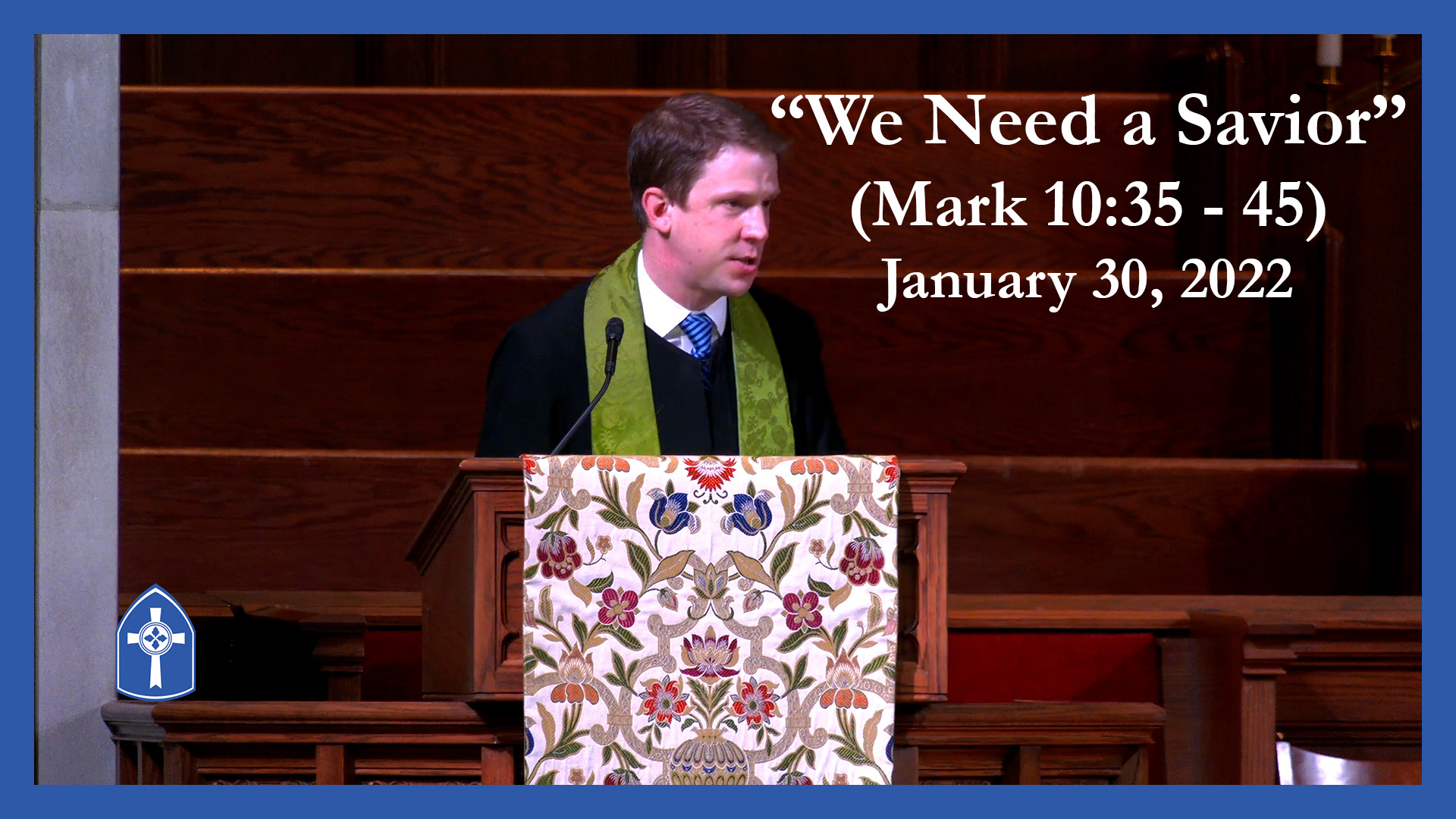 January 30 - We Need A Savior